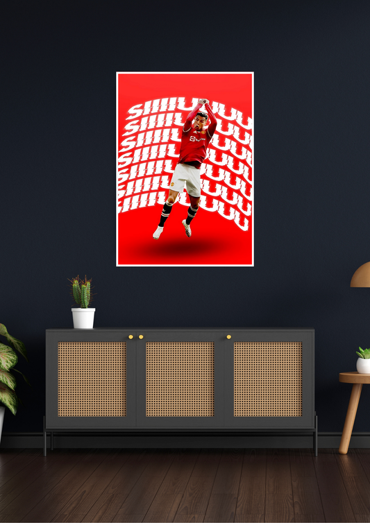 Ronaldo SIIIIUUUUUUU Poster | Football Poster
