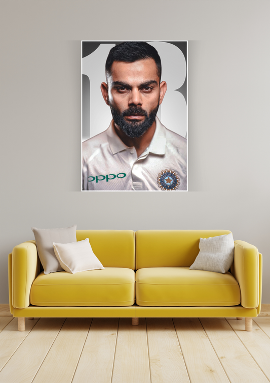 Virat Kohli 18 Epic Poster | Cricket Posters GenZCustom