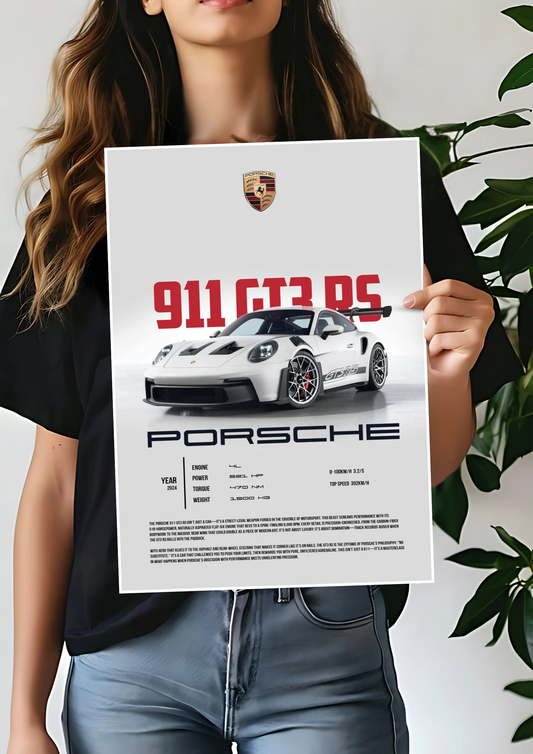 Porsche 911 GT3 RS Epic Poster | Car Posters