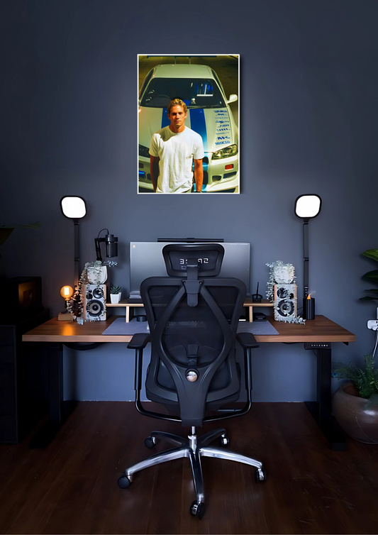 Paul Walker Fast & Furious Poster | Car Poster GenZCustom