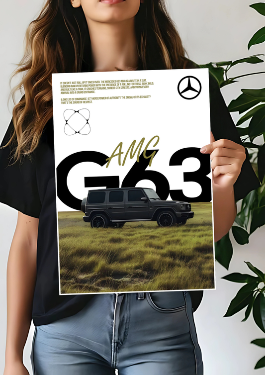 Mercedes Benz x AMG G 63 Poster | Car Posters