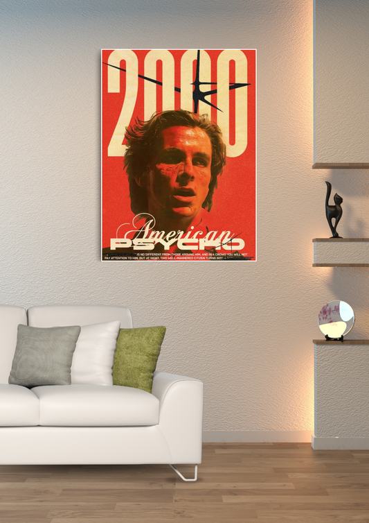 Vintage 2000 Psycho | Movie Poster GenZCustom
