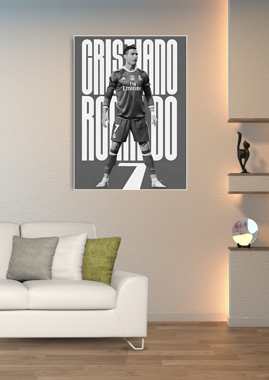 Cristiano Ronaldo Wall Poster | Football Poster GenZCustom