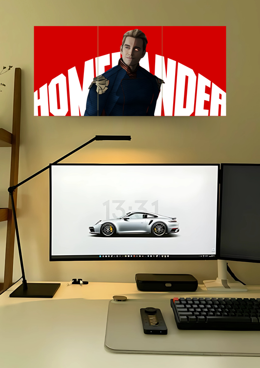 Homelander : The Boys | Split Design Poster | Pack Of 3 | Digital Poster