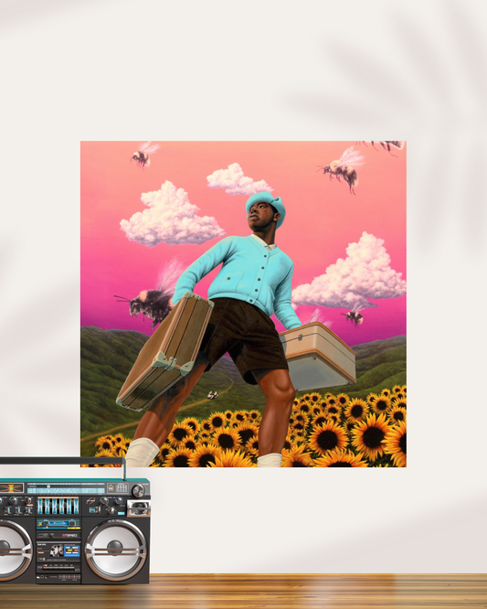 Call Me Tyler | Flower Music Album Cover Poster | Square Poster