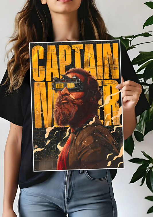 Captain Miller x Dhanush Poster | Movie Poster