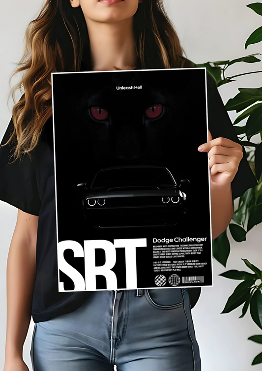 Dodge SRT Poster | Car Posters