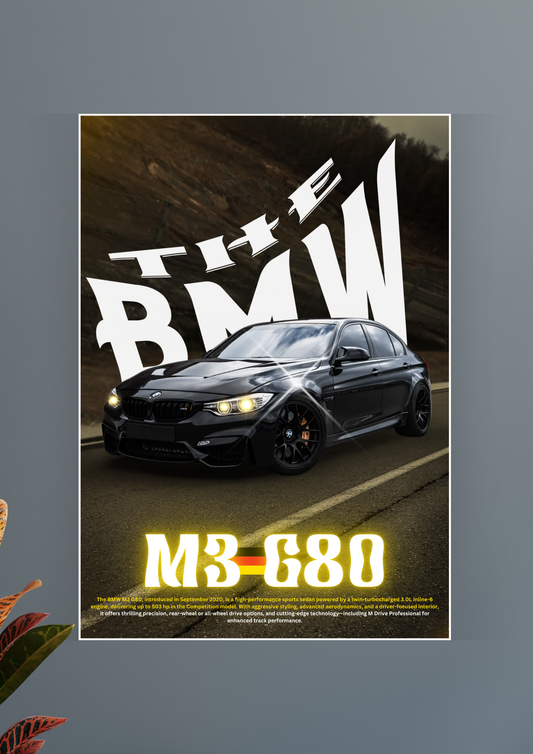 Epic BMW M3 G80 Poster | Car Poster