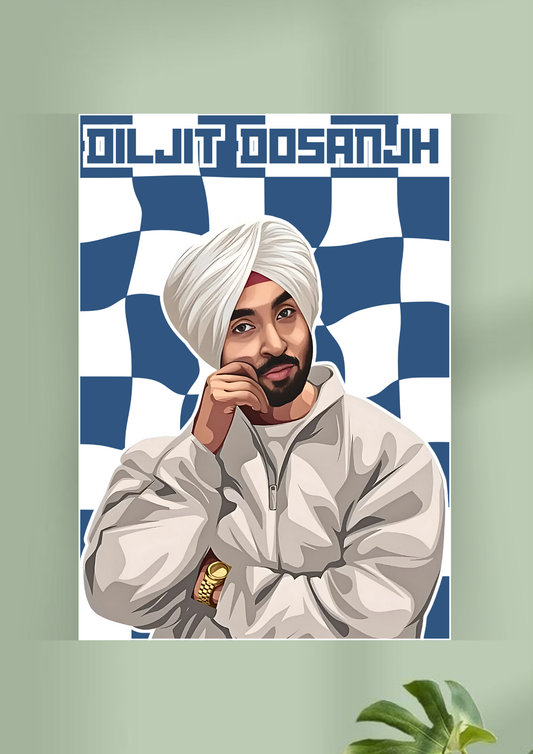 Epic Diljit Dosanjh Artwork | Music Artist Poster