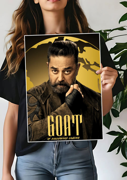 GOAT Of Kollywood Cinema x Kamal Haasan Poster | Movie Poster