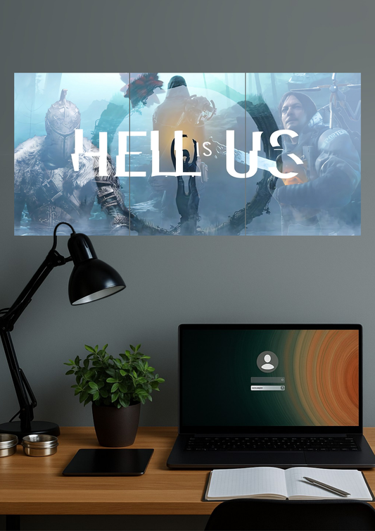 Hell Is Us | Gaming Set | Split Design Poster