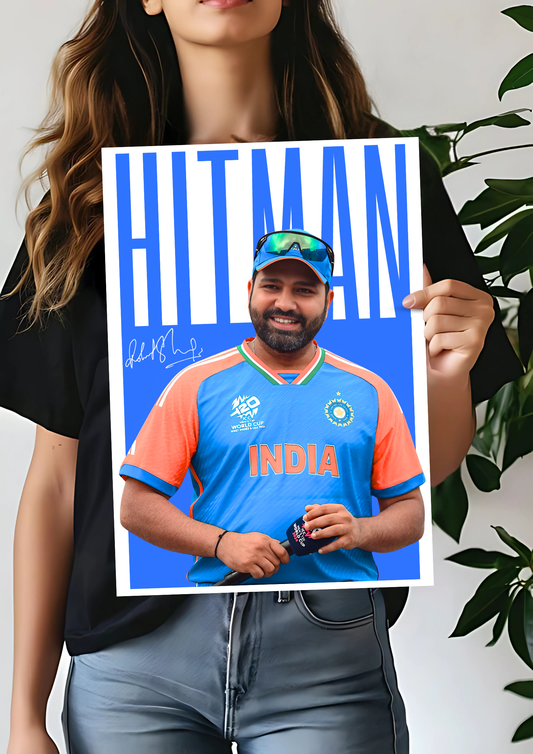 Hitman Sharma | #Rohit | Cricket Poster