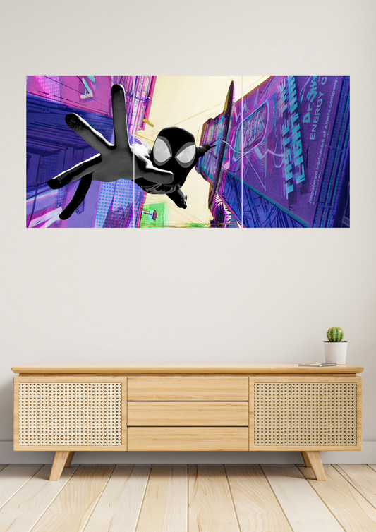 Miles Morales | Spiderman x Black | Split Design Posters