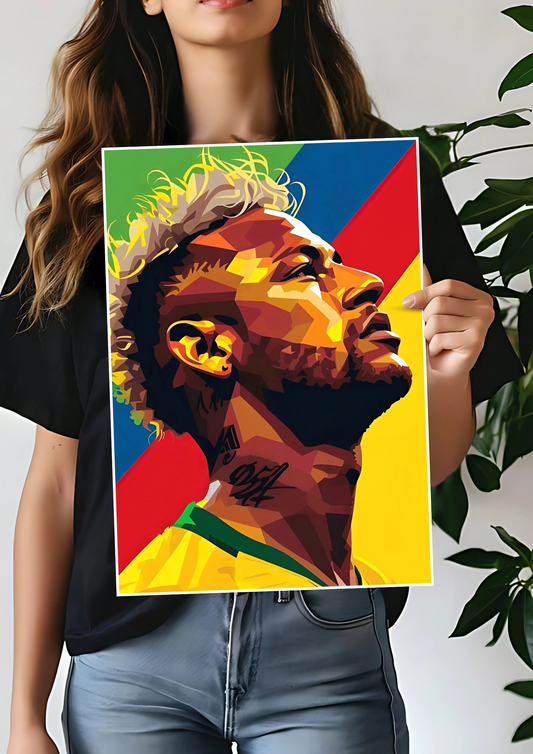 Neymar Jr Art Poster | Football Posters