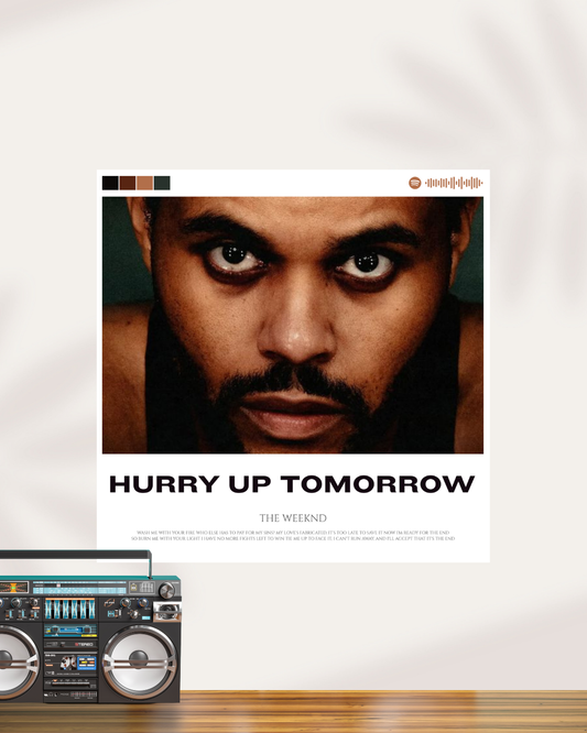 The Weeknd | Hurry Up Tomorrow Music Cover Poster | Square Poster