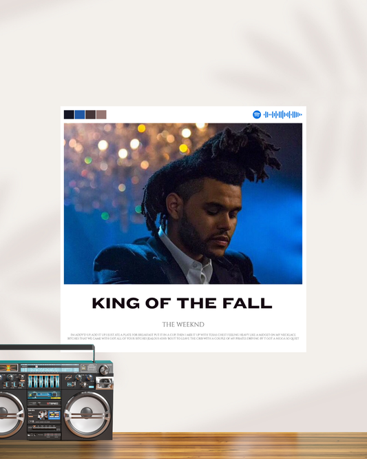 The Weeknd | King Of The Fall Music Cover Poster | Square Poster