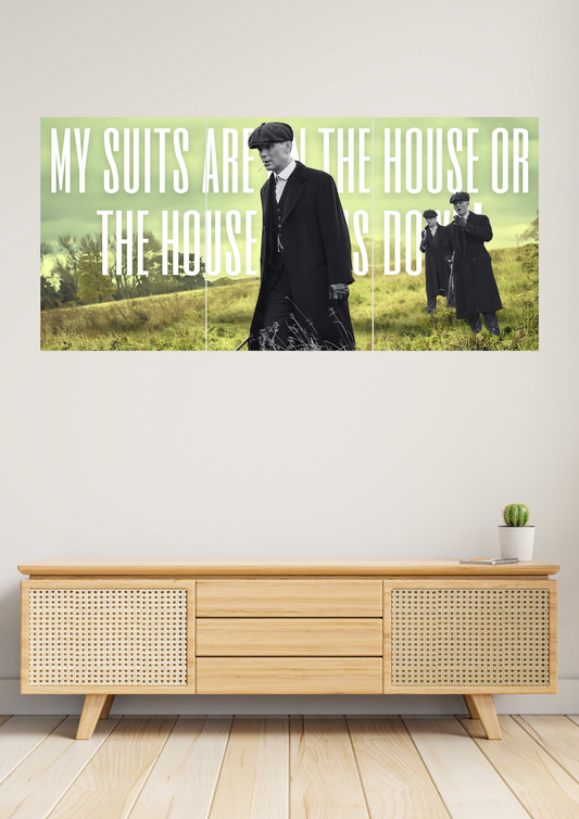 Tommy Shelby x Dialogue Poster | Split Design Poster