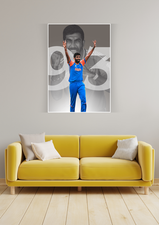 Jasprit Bumrah 93  | Cricket Posters GenZCustom