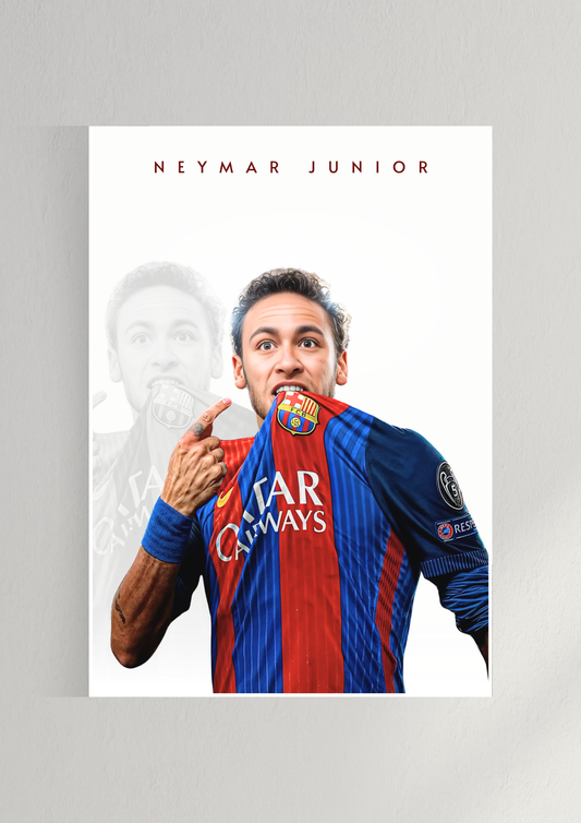 Neymar Junior #2 Art Poster | Football Poster
