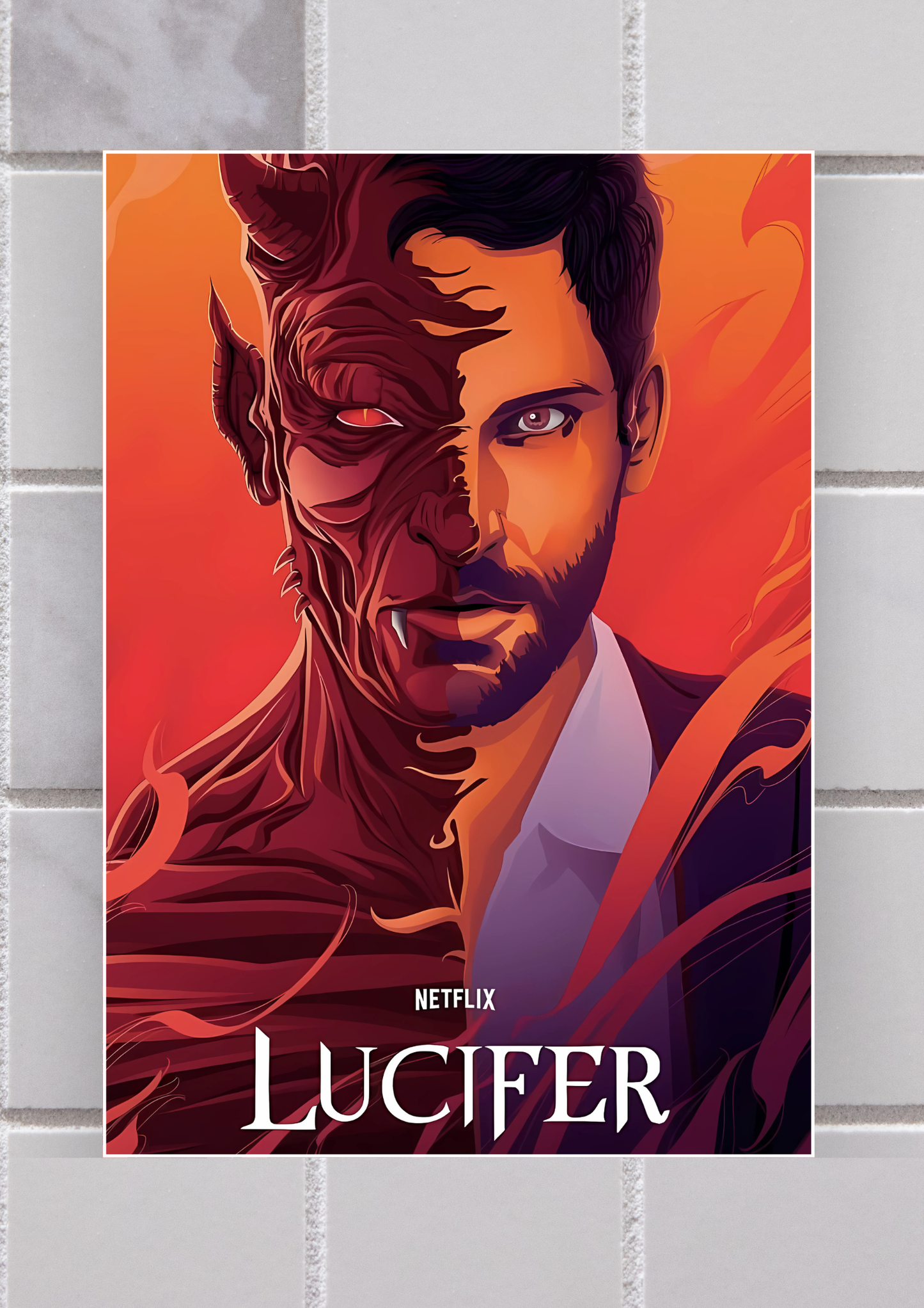 Lucifer Poster | Web Series Posters GenZCustom