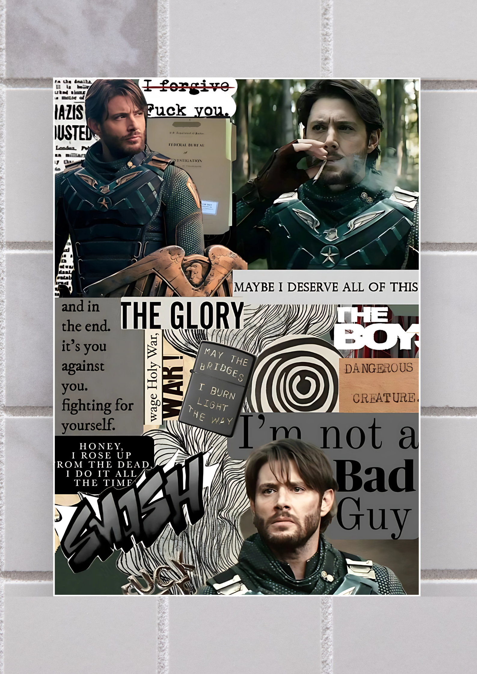Soldier Boy The Boys Poster | Web Series Posters GenZCustom