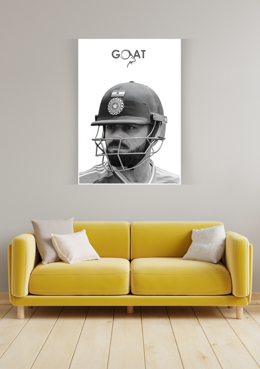 Virat Kohli Goat Artwork | Cricket Posters GenZCustom