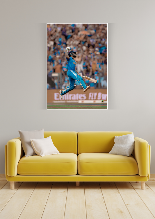 Virat Kohli 50th Century Poster | Cricket Posters GenZCustom