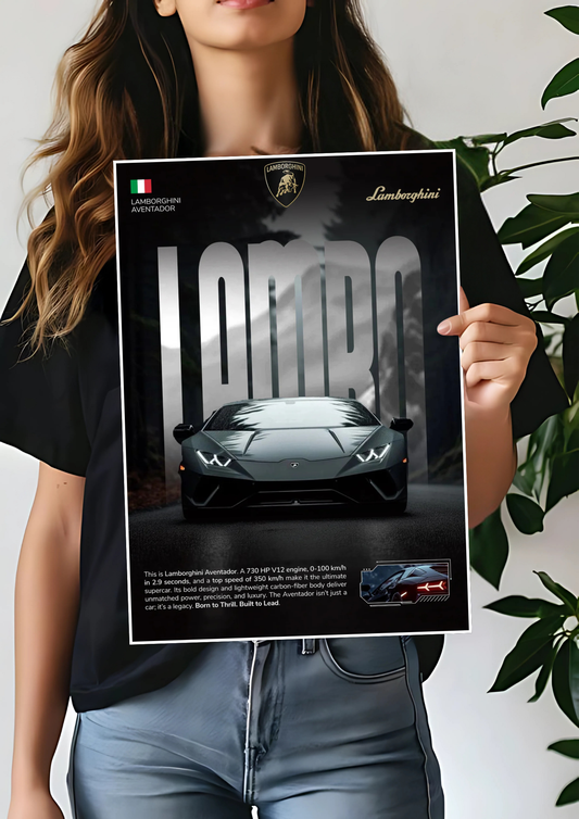Lamborgini Epic Poster | Car Posters 
