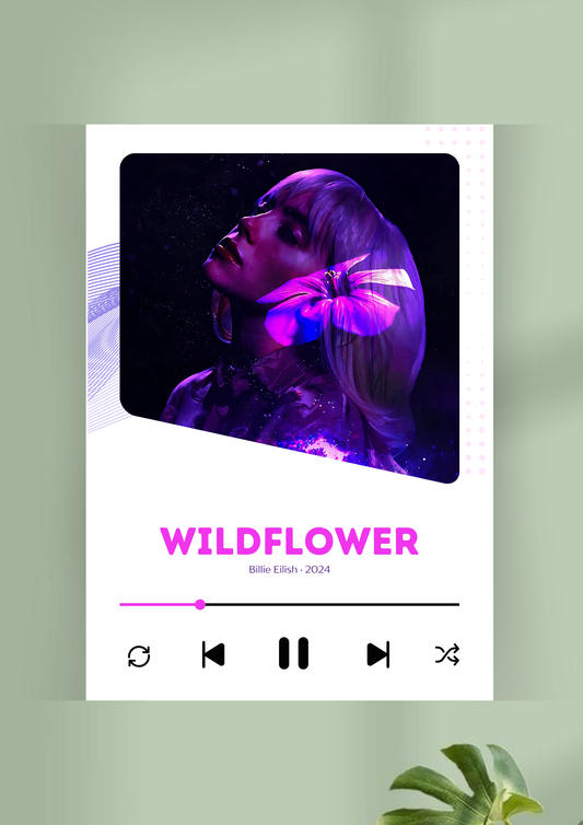 Wildflower Song Poster | Music Poster
