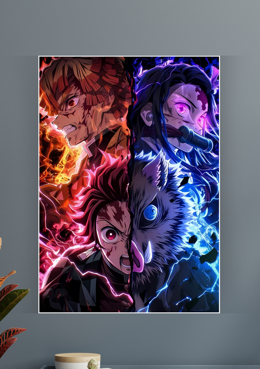 Tanjiro Kamado Anime Poster GenZCustom