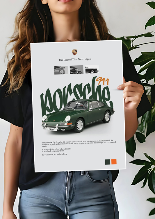 Porsche 911 Epic Poster | Car Posters 