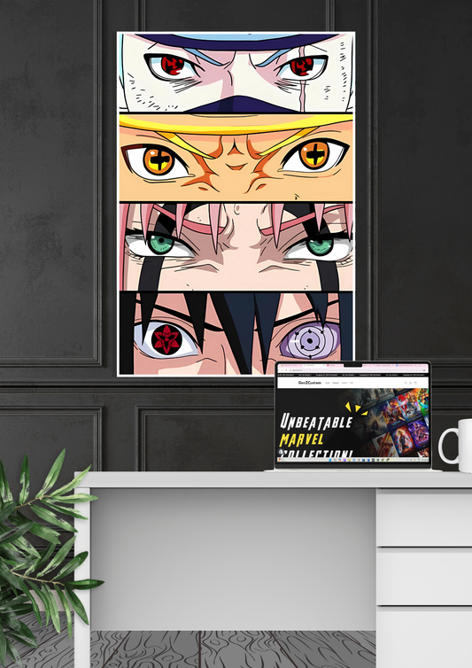 The Eyes Of Team 7 Poster | Anime Posters GenZCustom
