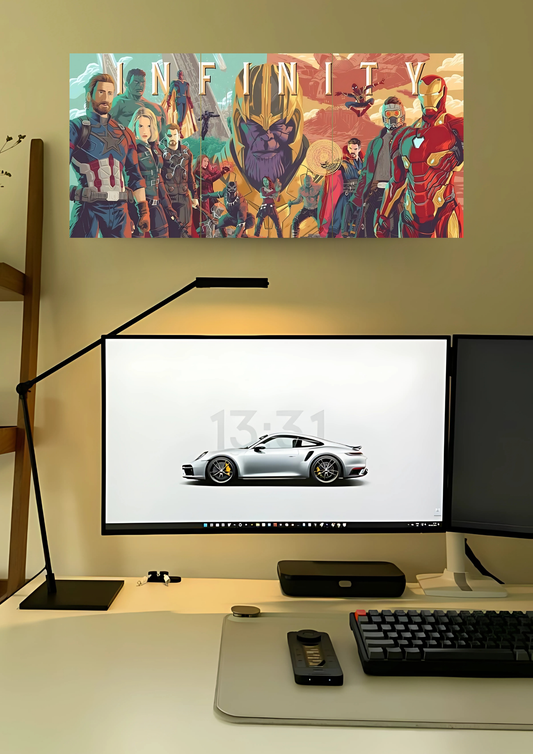 INFINITY Avengers Endgame Poster| Split Design Poster | Pack Of 3 | Digital Poster