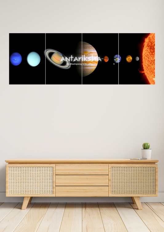 Antariksha x The ultimate journey to the unknown Poster | Split Design Posters