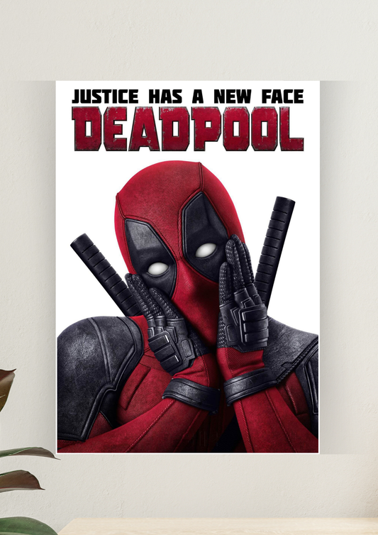 Deadpool x Justice Has A New Face Poster | Marvel Posters