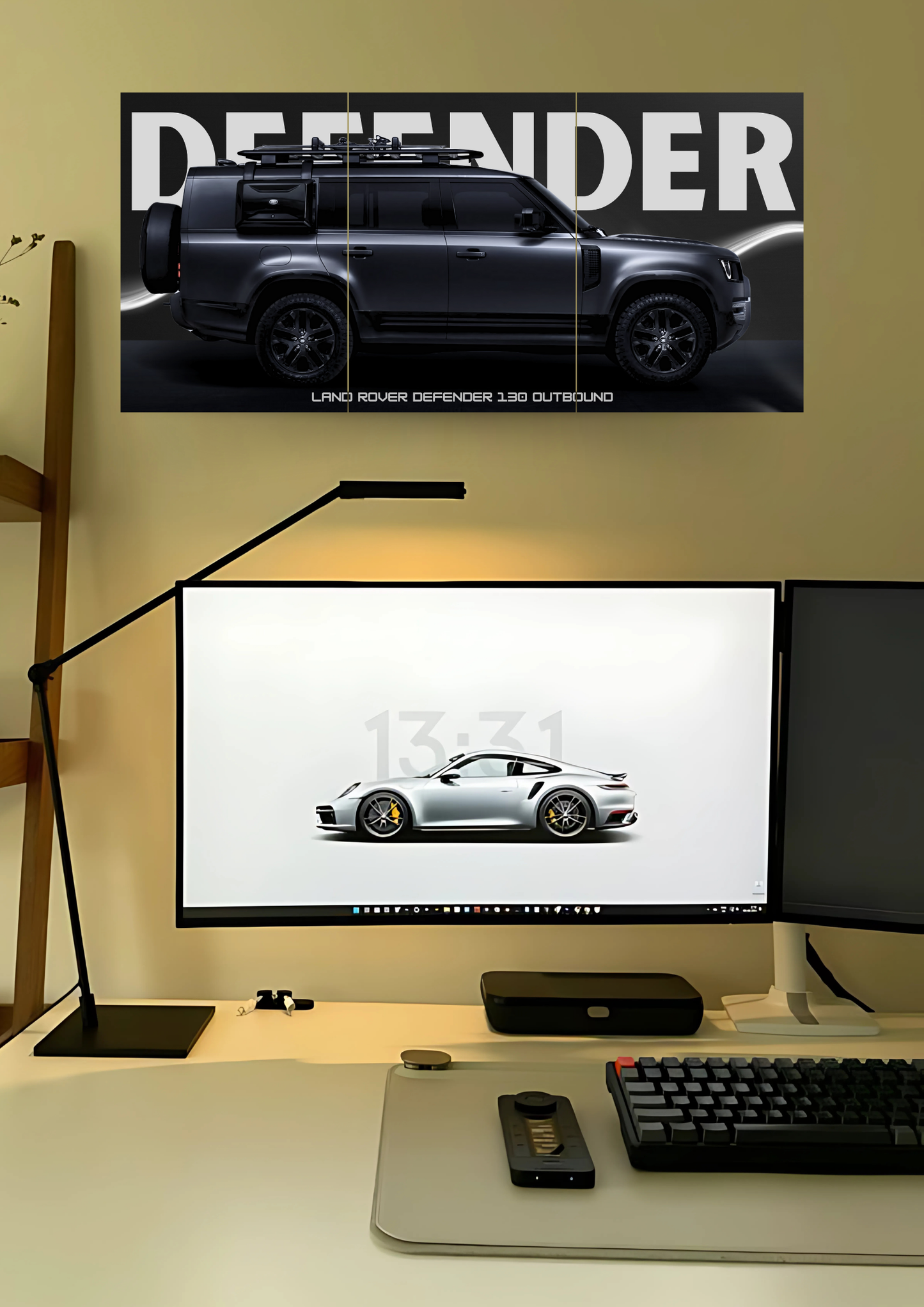 Defender | Land Rover Defender 130 Outbound Poster | Split Design Posters