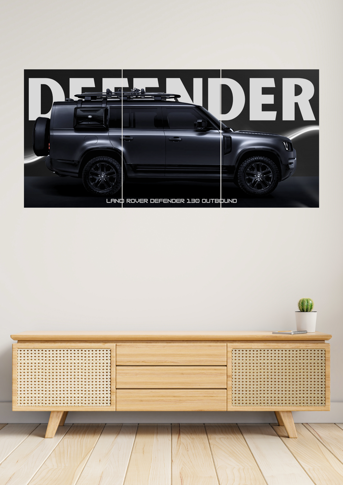 Defender | Land Rover Defender 130 Outbound Poster | Split Design Posters