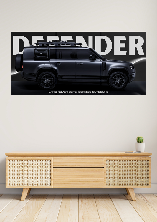 Defender | Land Rover Defender 130 Outbound Poster | Split Design Posters