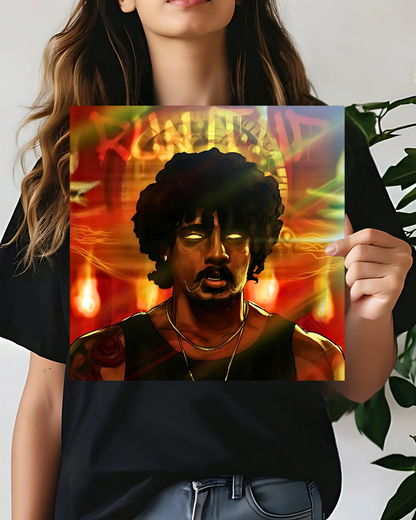 Hanumankind | Run It Up Music Album Cover Poster | Square Poster 