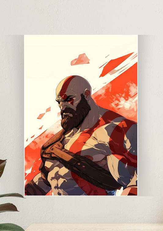 Kratos x God of War Poster | #002 | Games Posters 