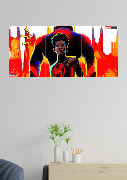 Miles Morales | Marvel | Set of 3 Split Design Poster