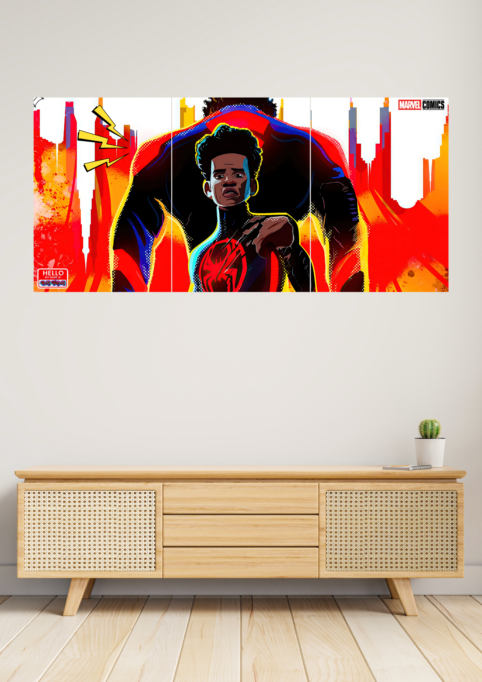 Miles Morales | Marvel | Set of 3 Split Design Poster