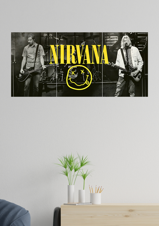 Nirvana | Music SET | Set of 3 Split Design Poster