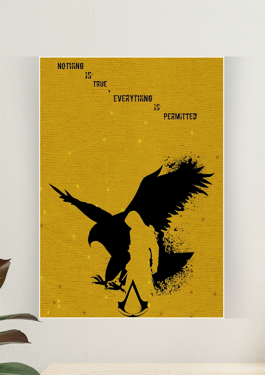 Quote x Assassin's Creed Poster | Games Poster 