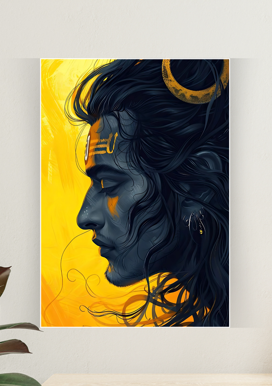 Shiva Poster | Mythology Poster | hindu religious poster | Mahadev Poster