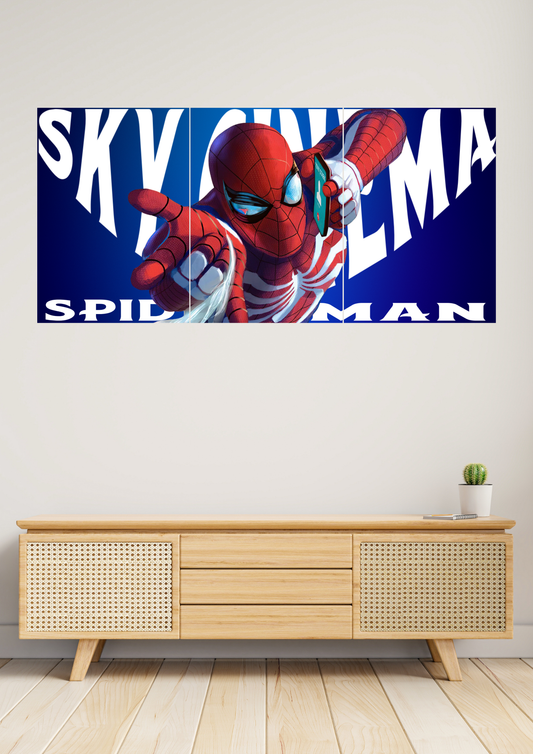 Sky Cinema x Spiderman Poster | Split Design Poster 