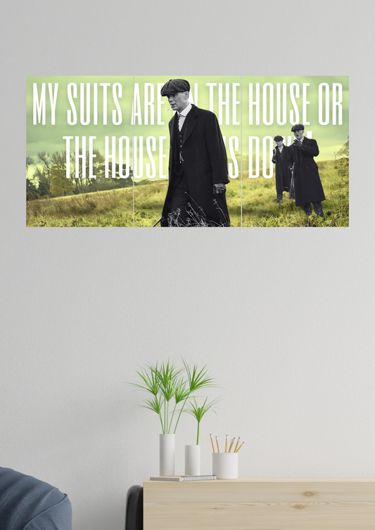 Tommy Shelby x Dialogue Poster | Split Design Poster