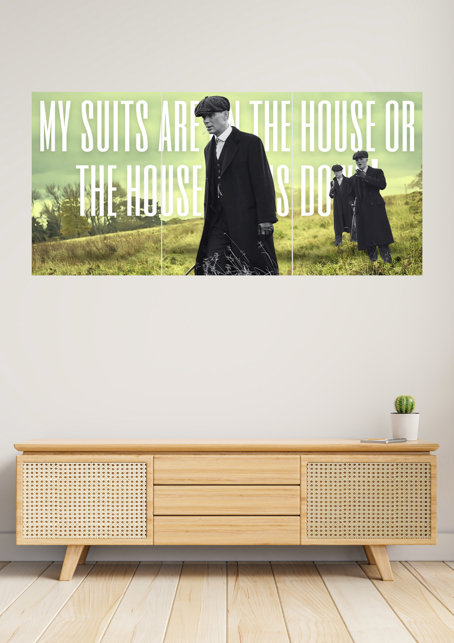 Tommy Shelby x Dialogue Poster | Split Design Poster