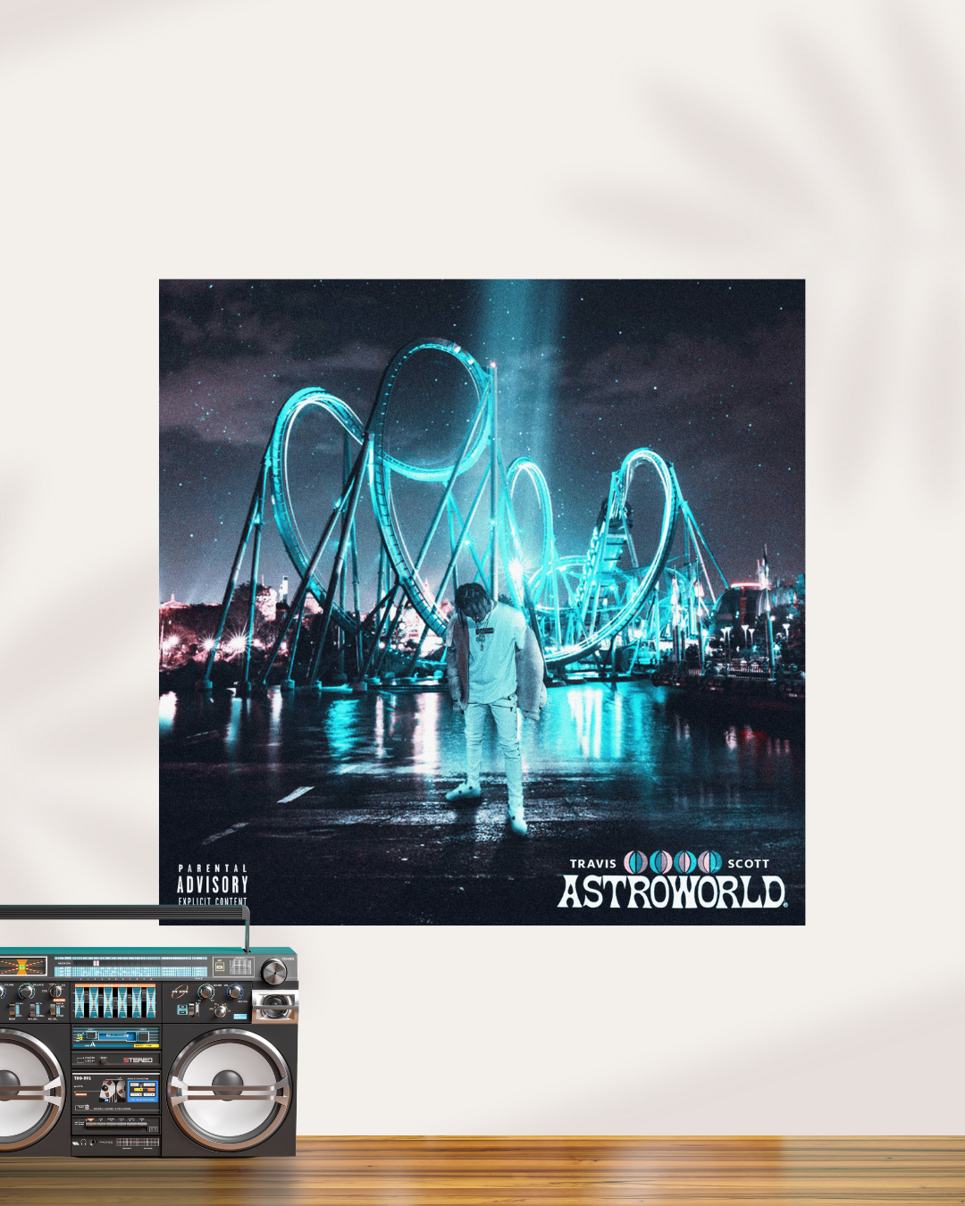 Travis Scott Astroworld Music Album Cover Poster #01 | Square Poster 