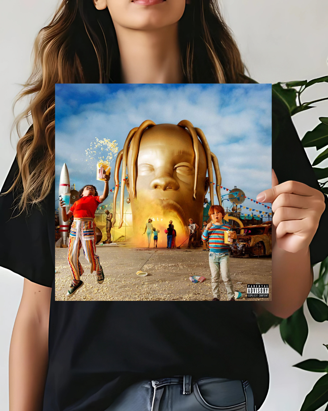 Travis Scott Astroworld Music Album Cover Poster #02 | Square Poster